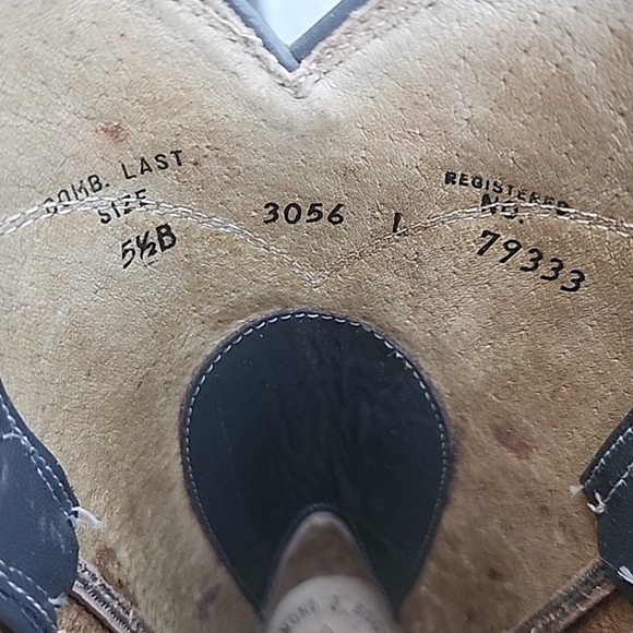 Justin Diamond J Vintage Western Boots Womens 5.5 B Gray Style 3056 NWT - Picture 4 of 11